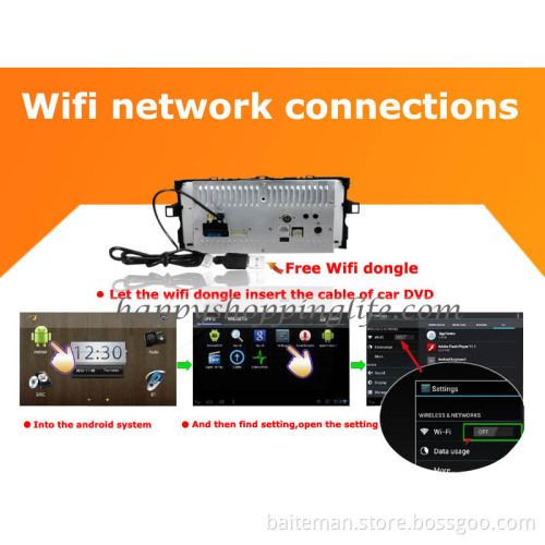 Android Car DVD Player GPS Navigation Wifi 3G for Toyota Corolla 2012 Bluetooth Touch Screen